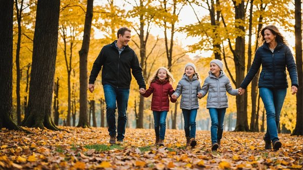 Activités récréatives en famille pour chaque saison